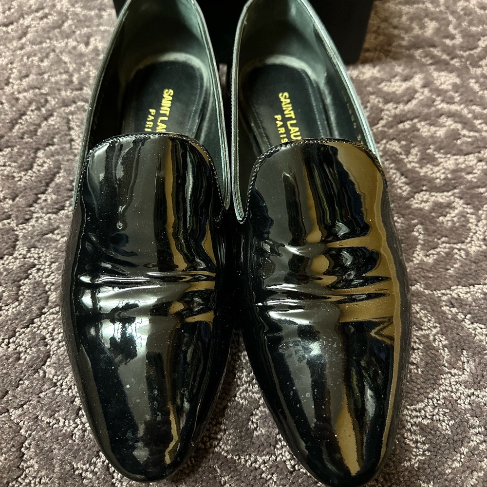Saint Laurent patent leather loafers